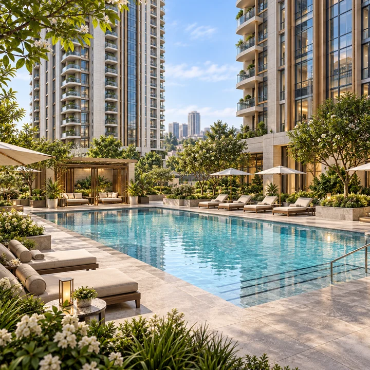 Abhee City Urban Glenn swimming pool and deck Abhee City Urban Glenn swimming pool and deck